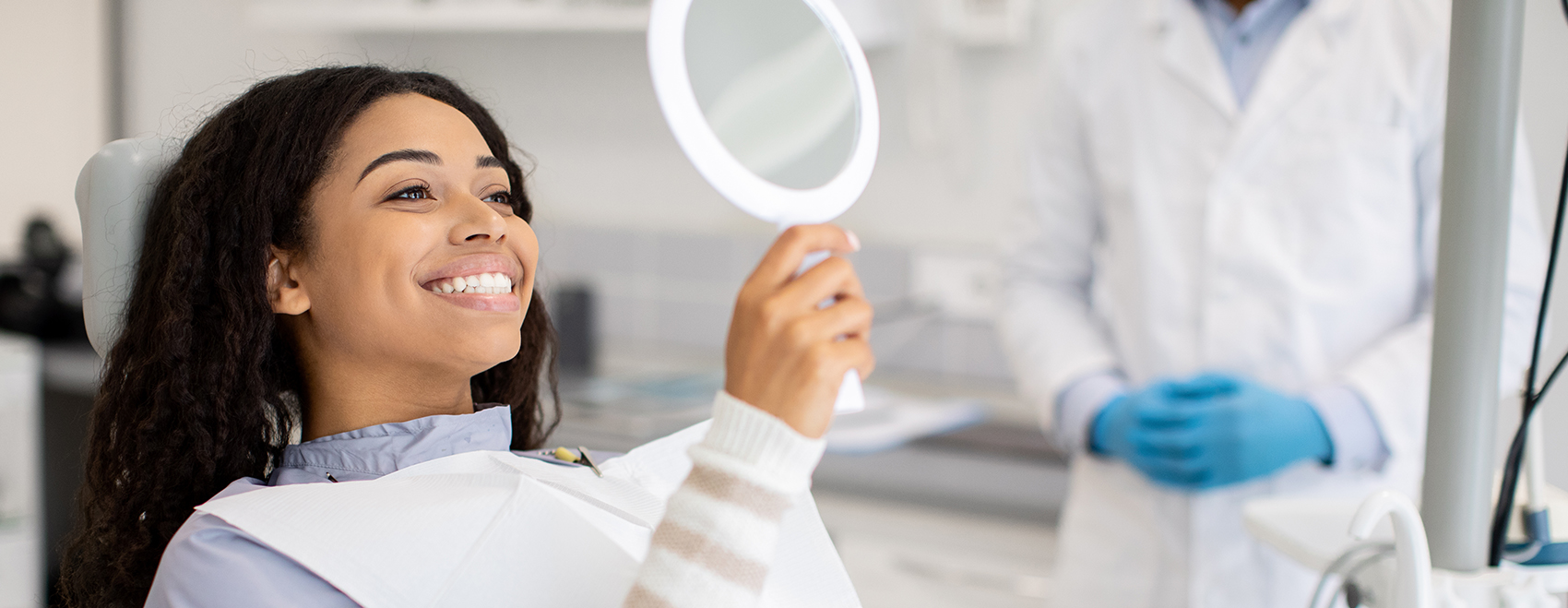 woman at the dentist