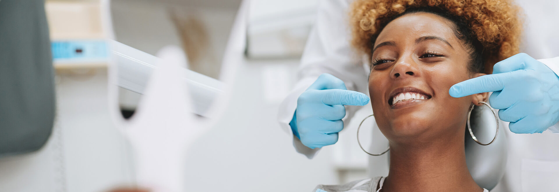 woman at the dentist